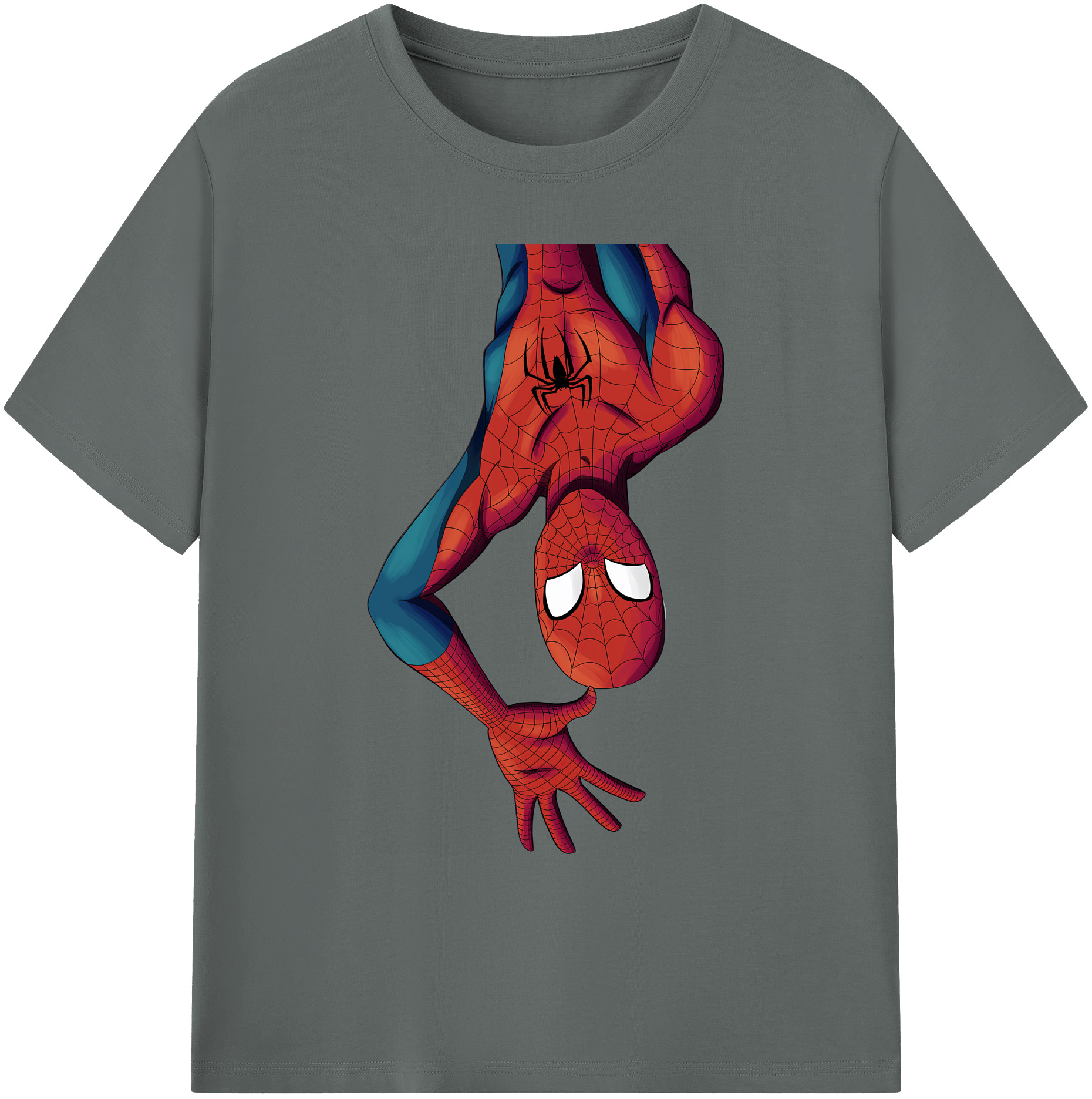 （画像用） Spider Man スパイダーマン 綿100％ メンズ半袖Tシャツ｜肌触りやわらか＆通気性